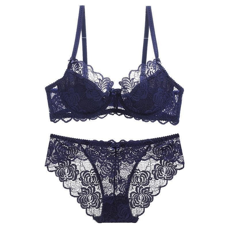 Cotton Bra Everyday - Seksi dantel iç çamaşırı seti kadın